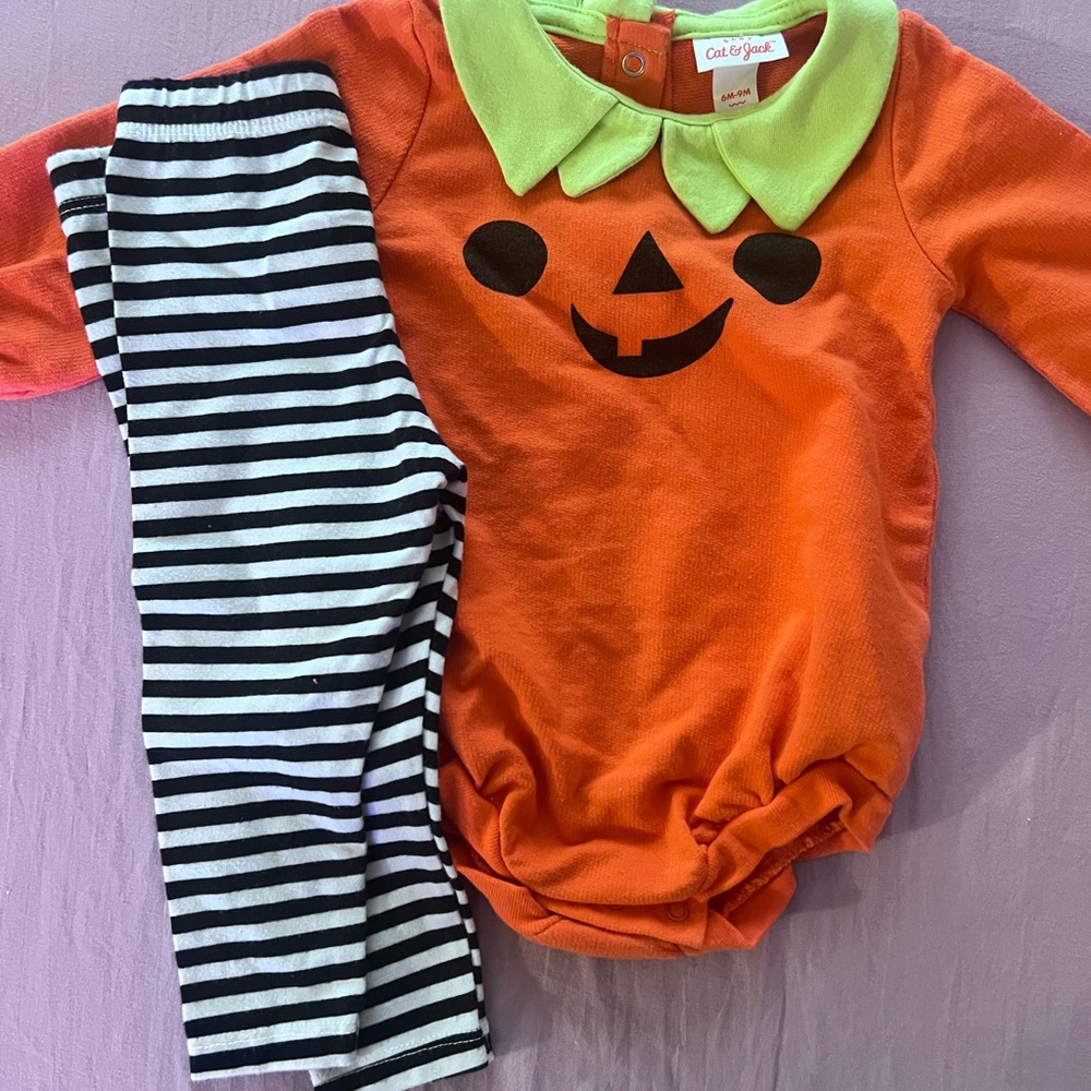 Cat & Jack Orange Pumpkin Costume for Kids